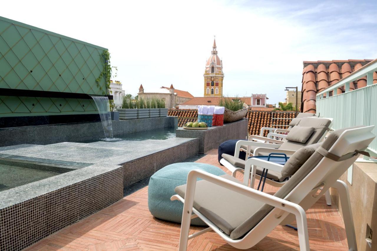 Hotel Boutique Casona Del Colegio Cartagena  Exterior foto Rooftop terrace