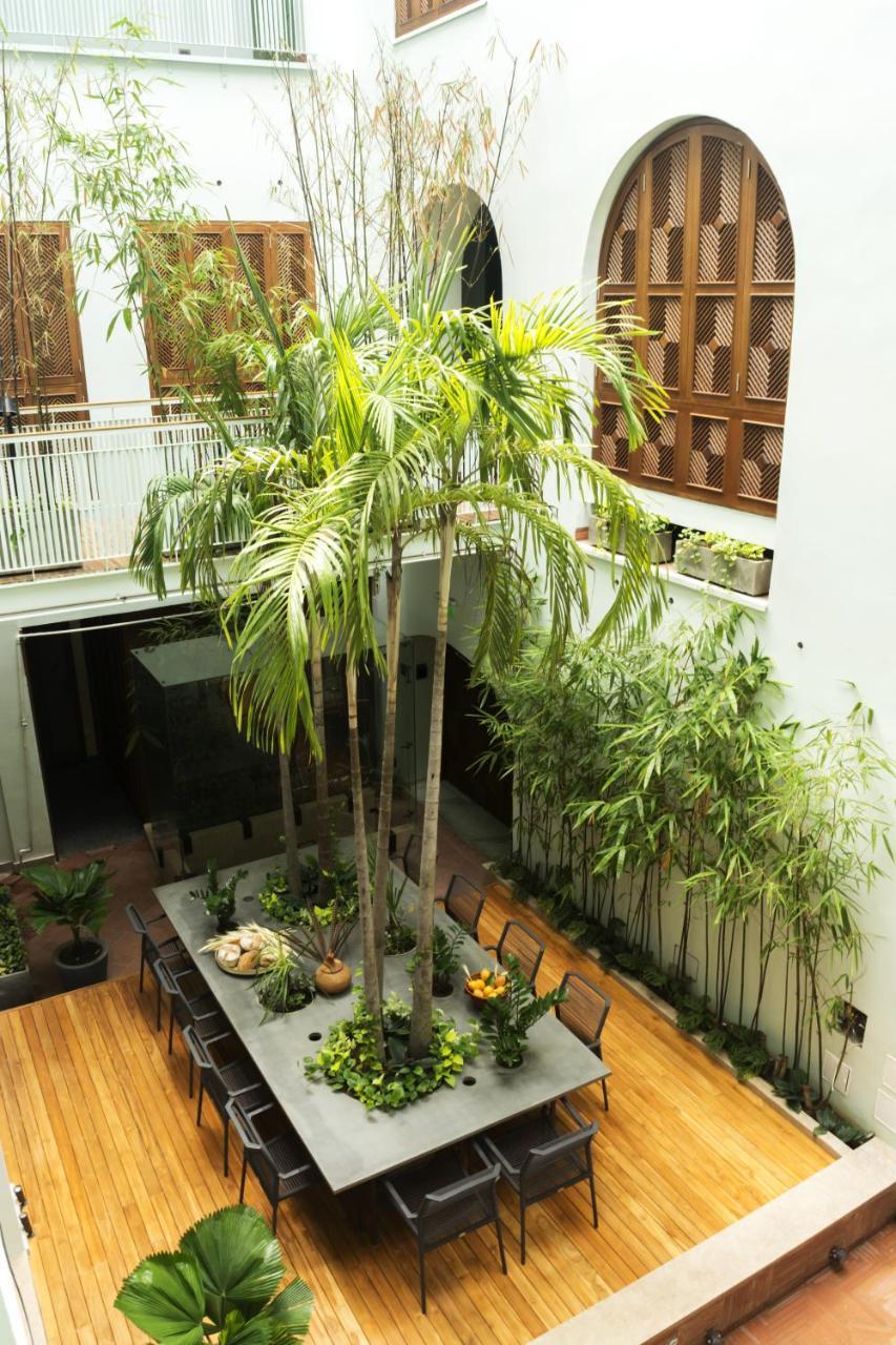 Hotel Boutique Casona Del Colegio Cartagena  Exterior foto Interior courtyard