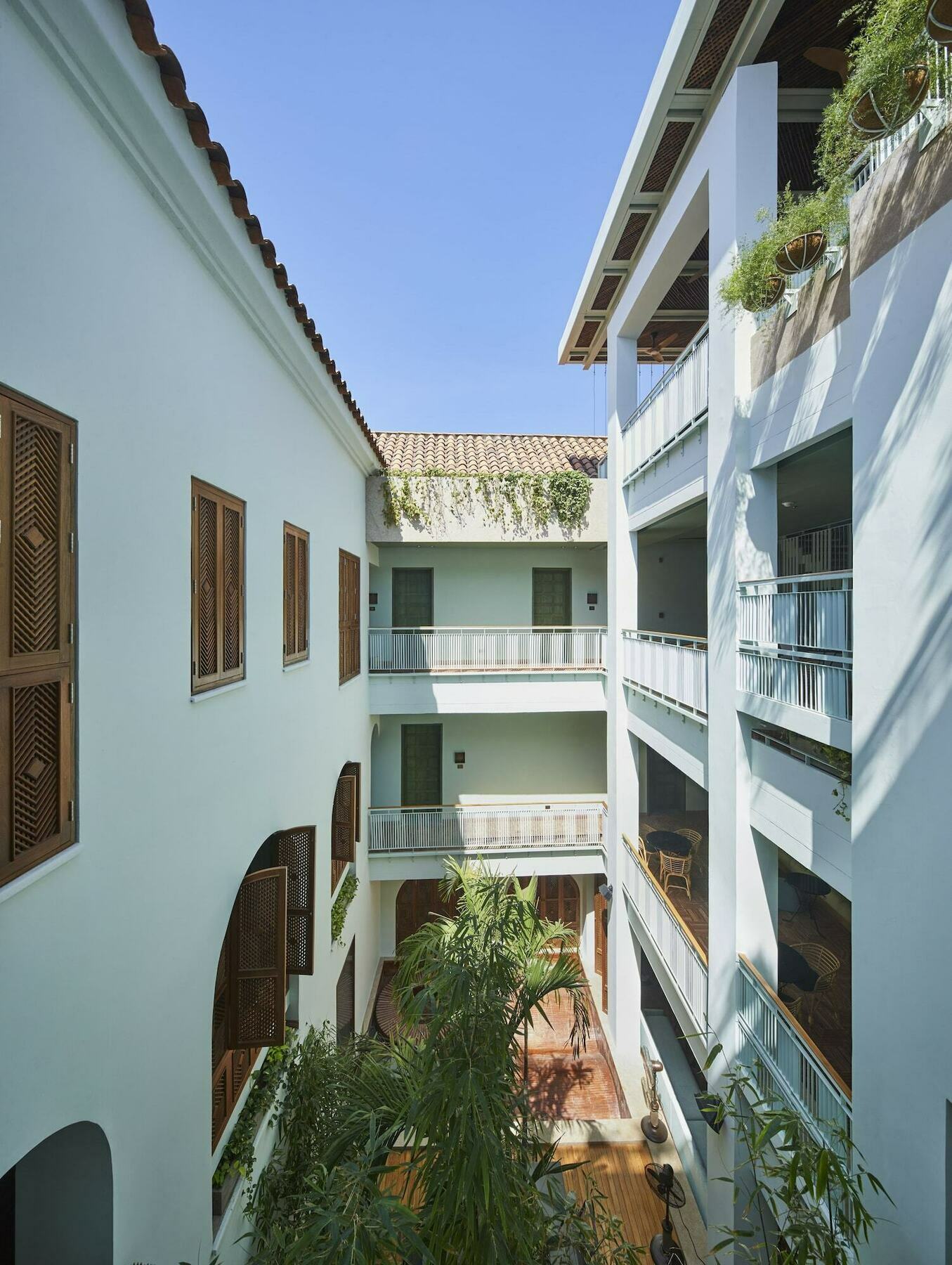 Hotel Boutique Casona Del Colegio Cartagena  Exterior foto The courtyard of the hotel